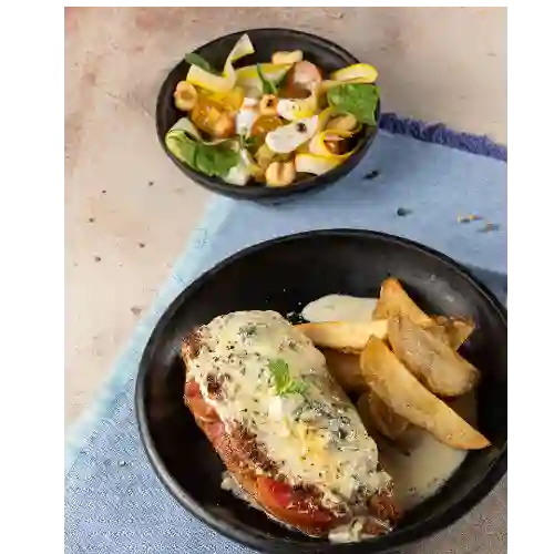 Milanesa Caprese Al Gratin