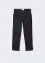 Pantalón Piccolo Negro Talla 10 Niños Mango