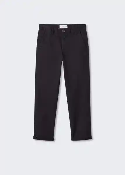 Pantalón Piccolo Negro Talla 10 Niños Mango