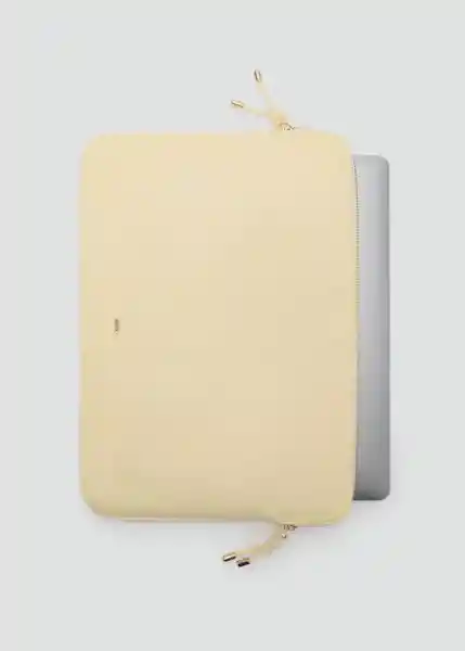 Funda M Sorbete Amarillo Pastel Talla 99 Mujer Mango