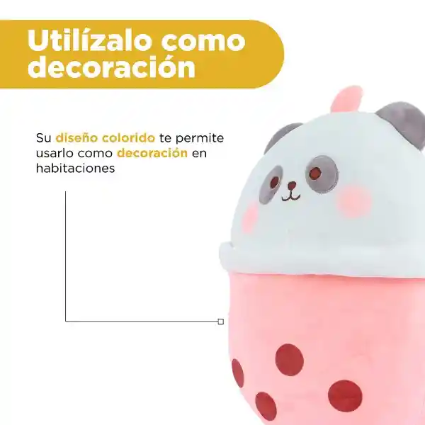 Peluche Panda Milk Tea Miniso