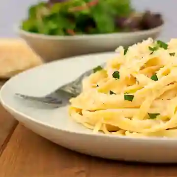 Pasta en Salsa Alfredo