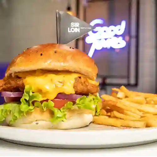 Hamburguesa Pollo Crispy Sencilla