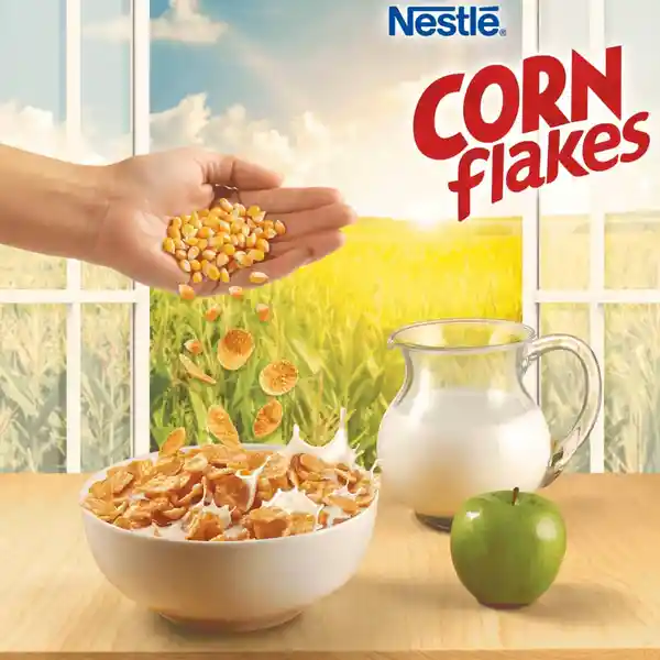 Nestlé Corn Flakes Cereal de Sin Gluten 405 g