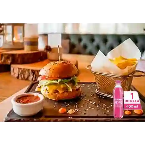 Combo Hamburguesa Khalifa + Postobón Manzana 400 ml
