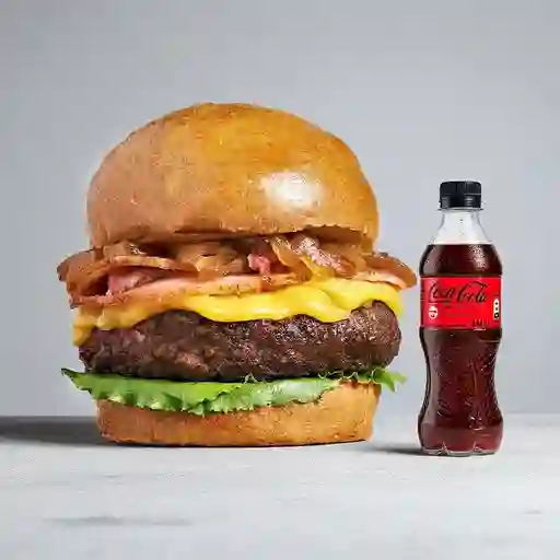 Combo Bacon Texas + Coca Cola Sin Azúcar 400 ml
