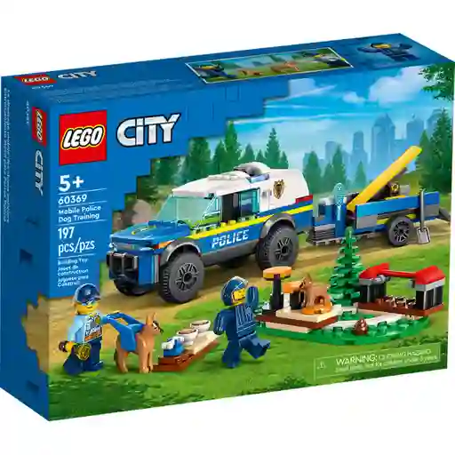 Set de Construcción Entrenamiento Móvil Para Perros Policía Lego