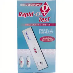 Rapid-O-Test Prueba de Embarazo