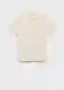 Camiseta Polo Andrew Marfil Talla M Hombre Mango