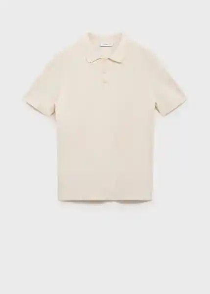 Camiseta Polo Andrew Marfil Talla M Hombre Mango
