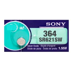 Sony Pila 364 Óxido de Plata 1.55V