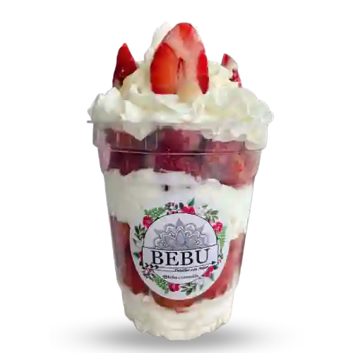 Fresas con Crema Tradicional 14 Onz