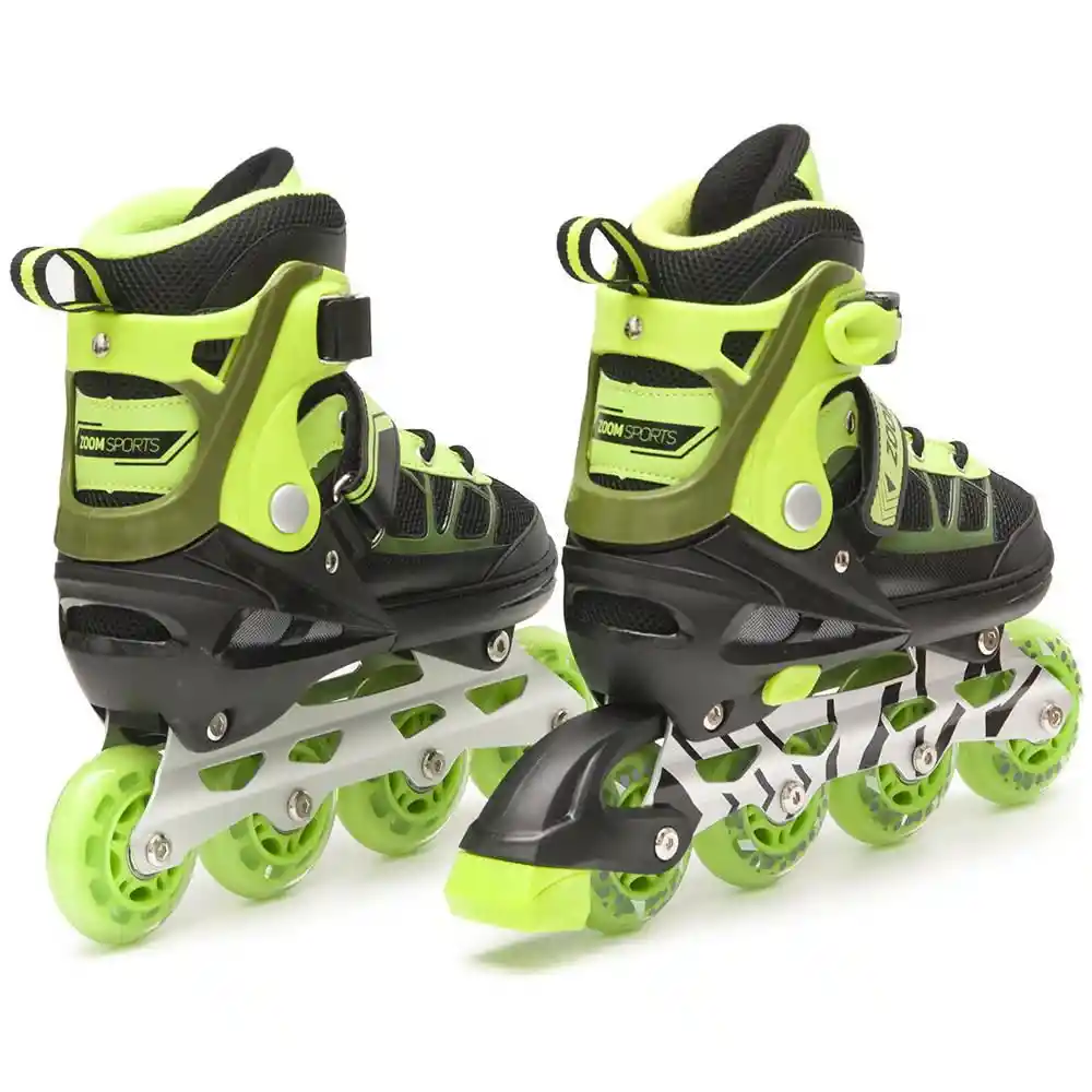 Zoom Sports Patines Electric Verde Ts 30-33 cm