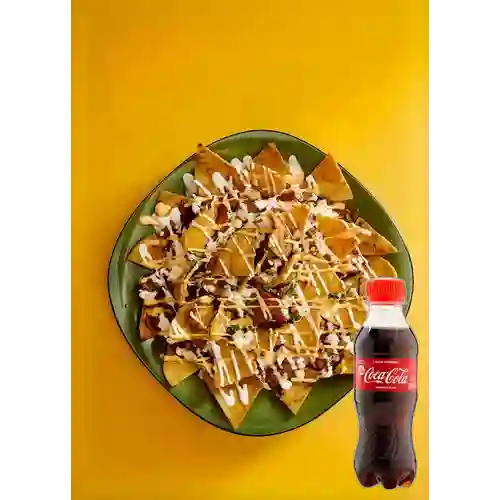 Combo Nachos Campechanos + Coca Cola Original 200 ml