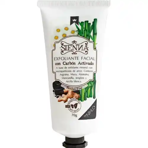 Sienna Exfoliante Facial Carbón