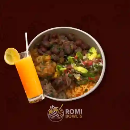 Bowl de Carne con Frijol