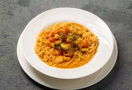 Pasta con Camarón