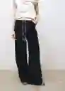Pantalón Rubi Negro Talla S Mujer Mango