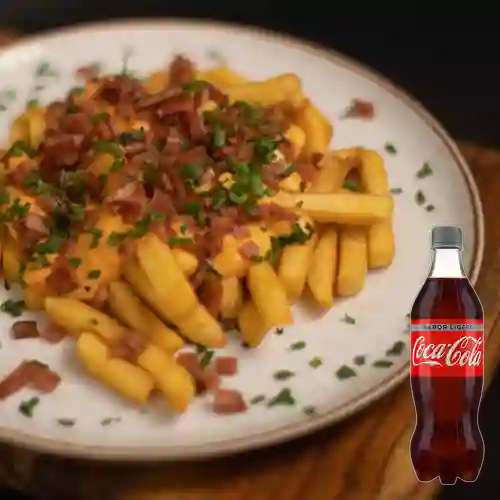 Combo Papas Americanas + Coca-Cola Sabor Ligero 400 ml