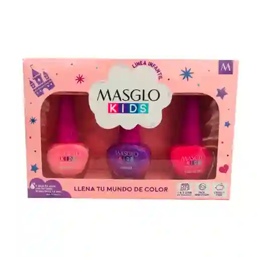 Masglo Kit Esmalte de Uñas Kids Exploradora Curiosa