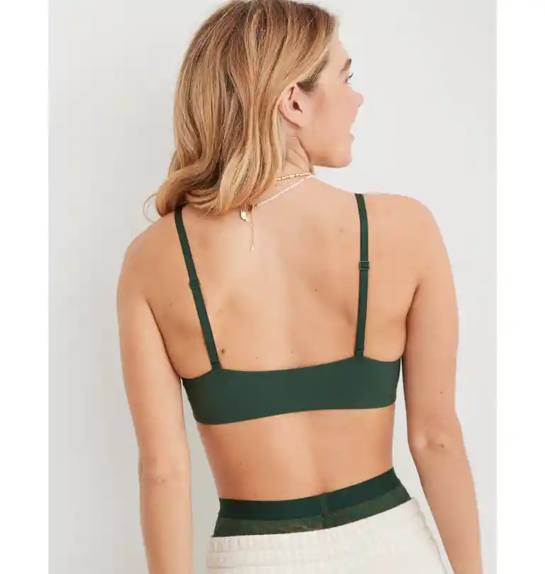 Bralette Verde Talla Small Aerie American Eagle