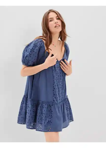 Vestido Mujer Azul Talla Medium American Eagle 13996804