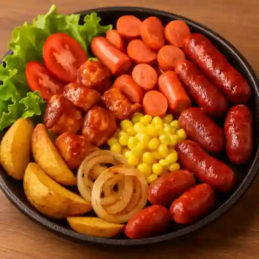 Salchipapa bandeja 3