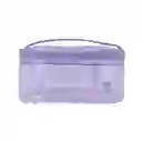 Cosmetiquera Plastificada Serie Miniso Morado Miniso