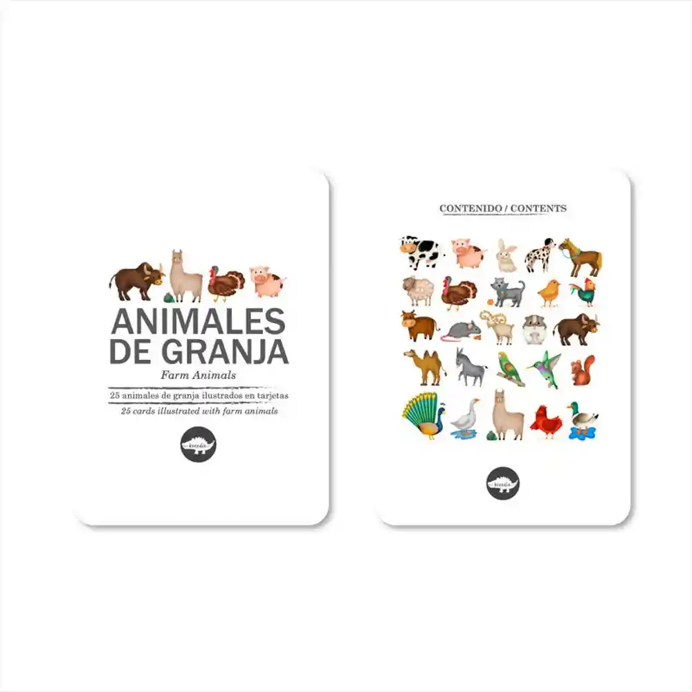 Flash Cards Animales de La Granja