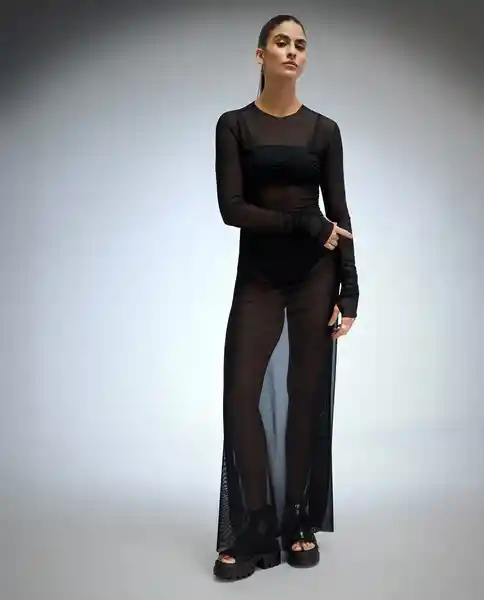 Vestido Mujer Negro Talla M 672G084_NEG193909 Americanino