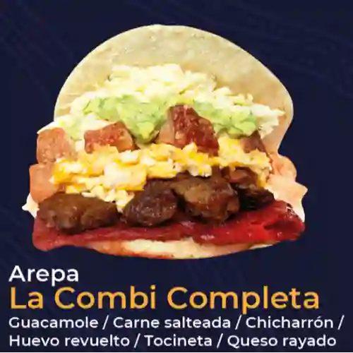 Arepa la Combi Completa