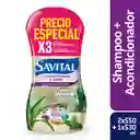 Savital Kit Shampoo + Acondicionador Fusión