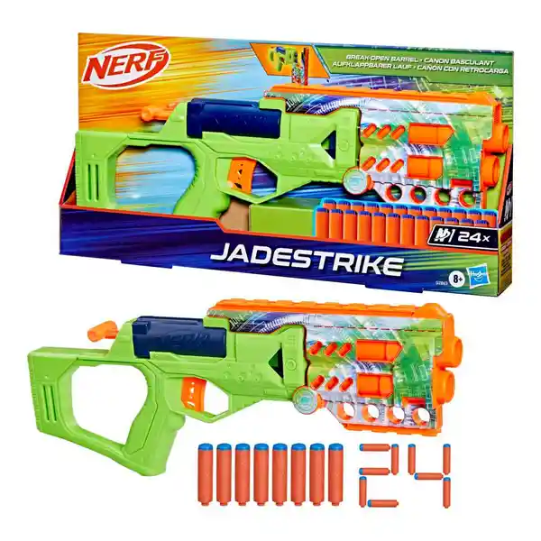 Nerf Juguete Lanzador Serie n Jadestrike 24 Dardos