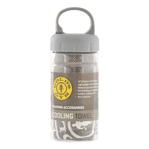 Gold Gym Toalla Fría Malla Color Grey Talla L