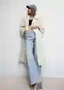 Abrigo Trench Morisca Piedra Talla M Mujer Mango