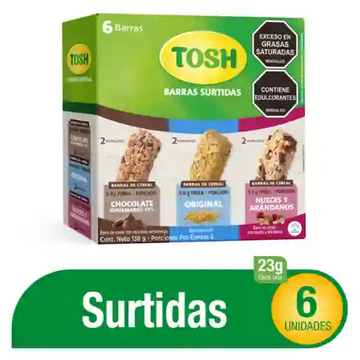 Tosh Barras de Cereal con Sabores Surtidos