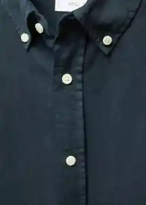 Camisa Garment Marino Talla 19 Teen Niños Mango