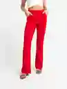 Pantalón Gricol Rojo Granada Oscuro Talla 10 533E319 Naf Naf