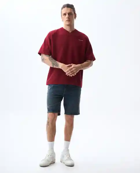 Camiseta Hombre Rojo Talla XXL 841G020_ROJ191930 Americanino