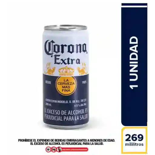 Cerveza corona (lata)