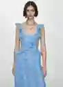 Vestido Juliet Azul Talla L Mujer Mango