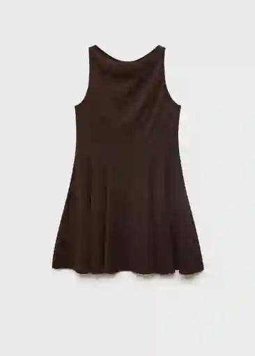 Vestido Sicily Chocolate Talla M Mujer Mango