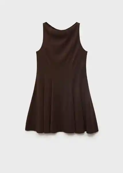 Vestido Sicily Chocolate Talla M Mujer Mango