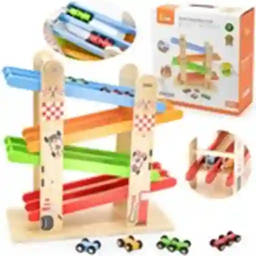 Viga Pista de Carreras de Doble Rampa