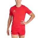 Adidas Camiseta Manga Corta Adizero e Correr Rojo Talla S