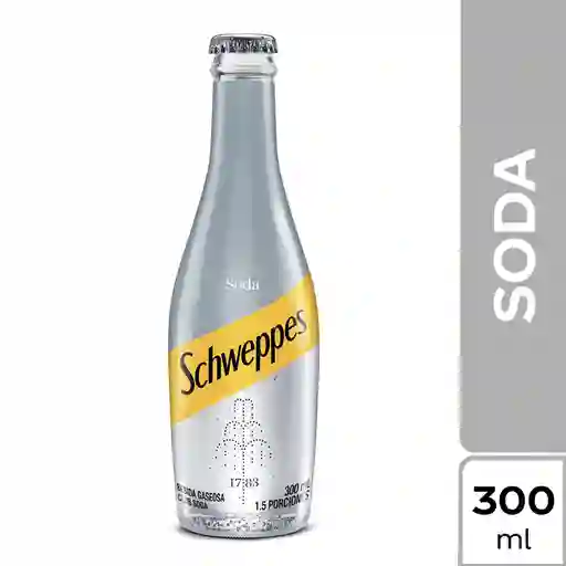 Gaseosa Schweppes Soda 300ML