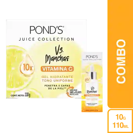 Comb Hidratante Ponds Antimancha Vitamina C + Serum Vitamina C