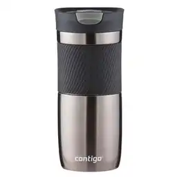 Contigo Termo Byron Acero Snapseal Con Grip Gris 591 mL