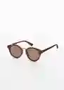 Gafas de Sol Agua Chocolate Talla 99 Mujer Mango