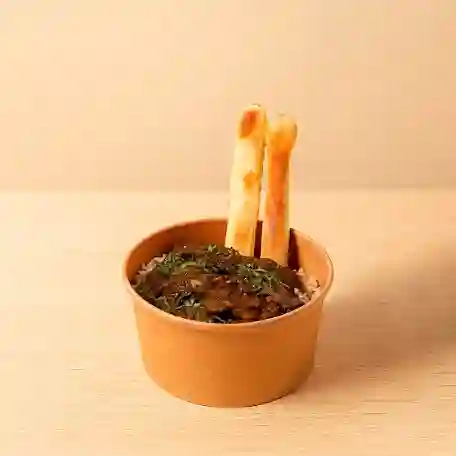 Risotto de estofado de res